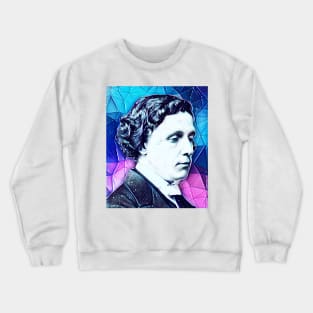 Lewis Carroll Snowy Portrait | Lewis Carroll Artwork 6 Crewneck Sweatshirt